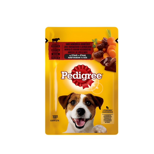 Hrana umeda pentru caini Pedigree Adult, Vita & Miel, 100g