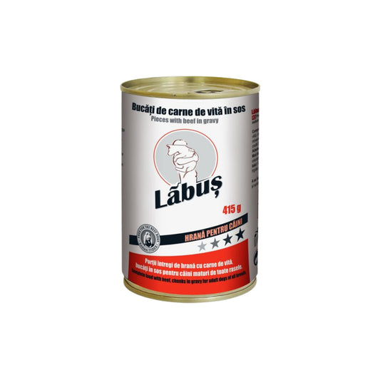 Labus, Conserva hrana umeda, caini, vita, 415g