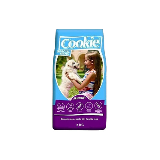 Hrana uscata pentru caine junior, COOKIE, 2kg