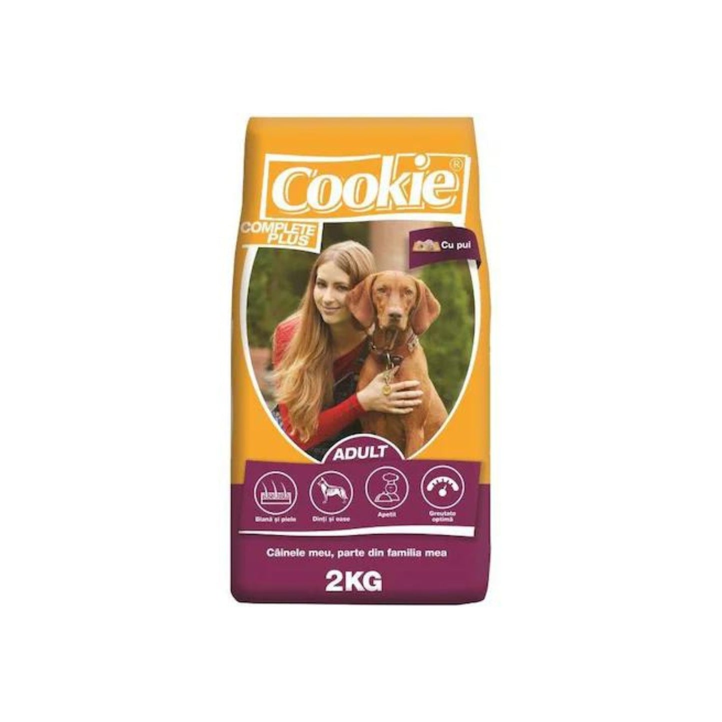 Hrana Uscata Caini, Cookie Adult, Pui, 2 kg