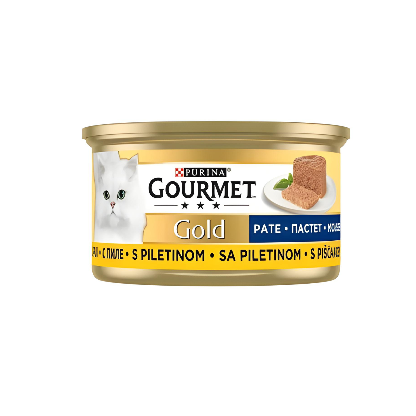 Hrana umeda pentru pisici, Gourmet Gold Mousse, adult, carne de pui, 85g