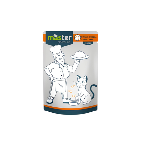 Hrana umeda pentru pisici, Master, pasare in sos, 80 g