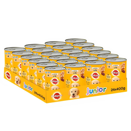 PEDIGREE,Hrana umeda pentru caini Pedigree Junior, Junior, Conserva 400g