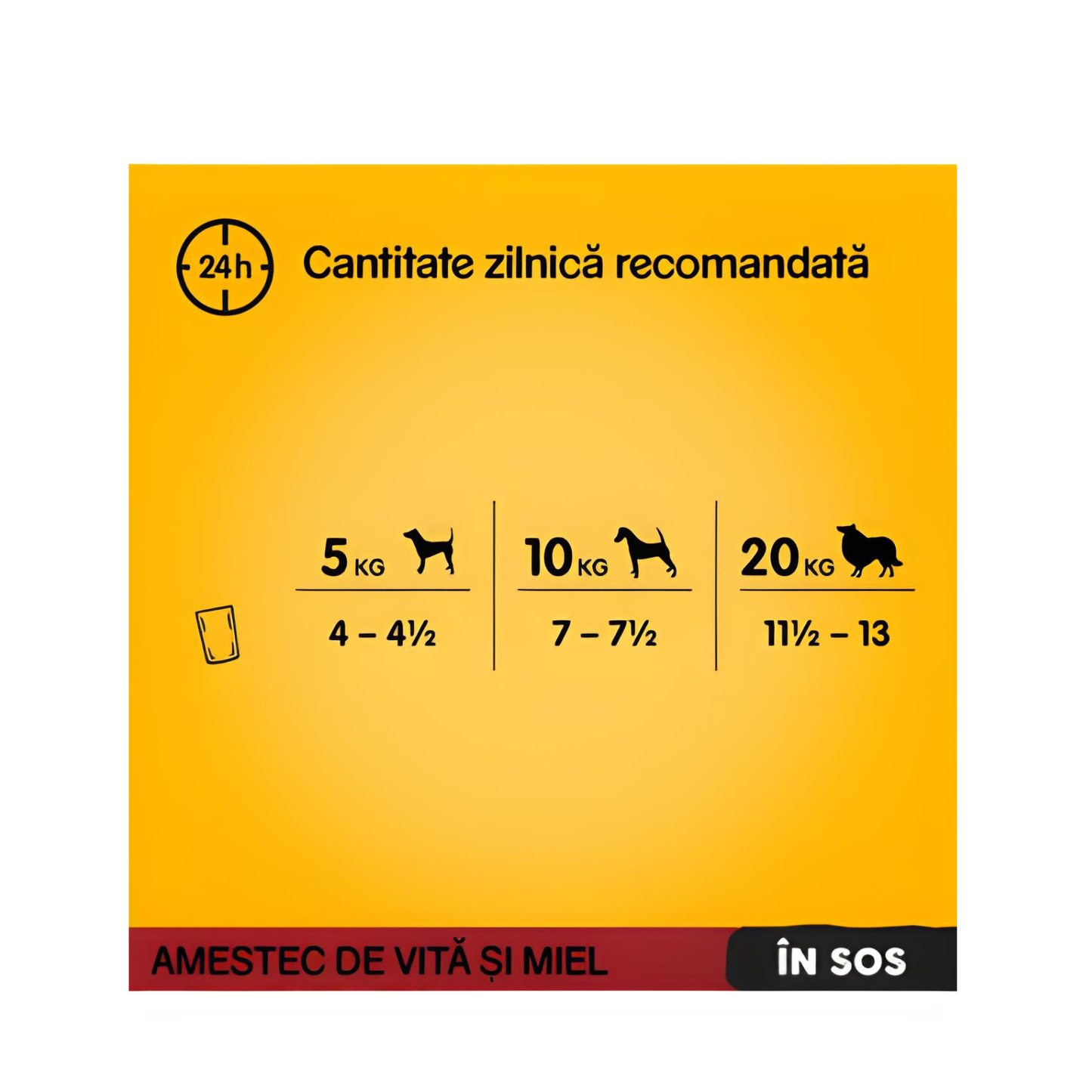 Hrana umeda pentru caini Pedigree Adult, Vita & Miel, 100g