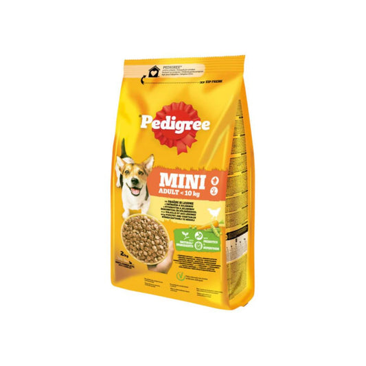 Hrana uscata pentru caini Pedigree, Adult S, pasare si legume, 2 kg