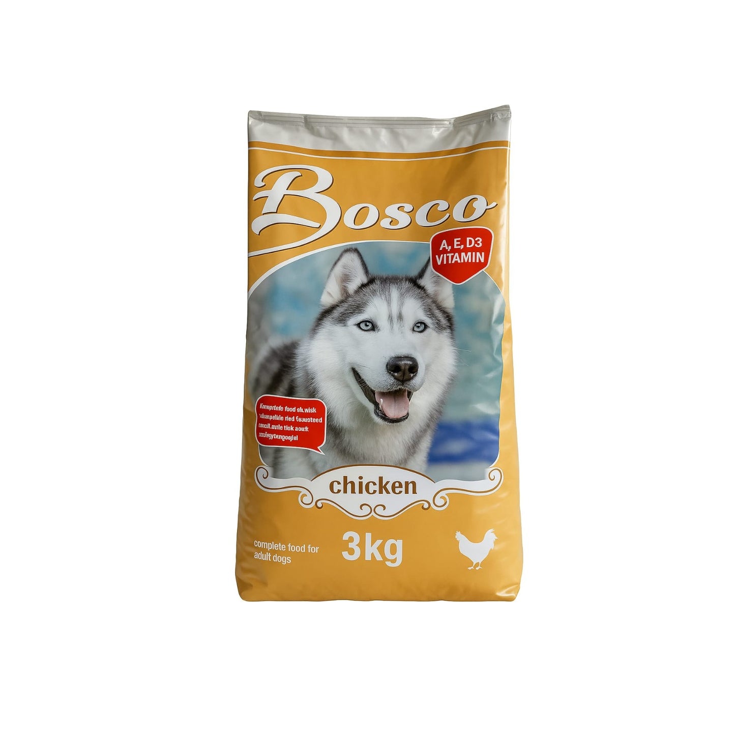 HRANA USCATA COMPLETA PT.CAINI CU PUI BOSCO 3KG