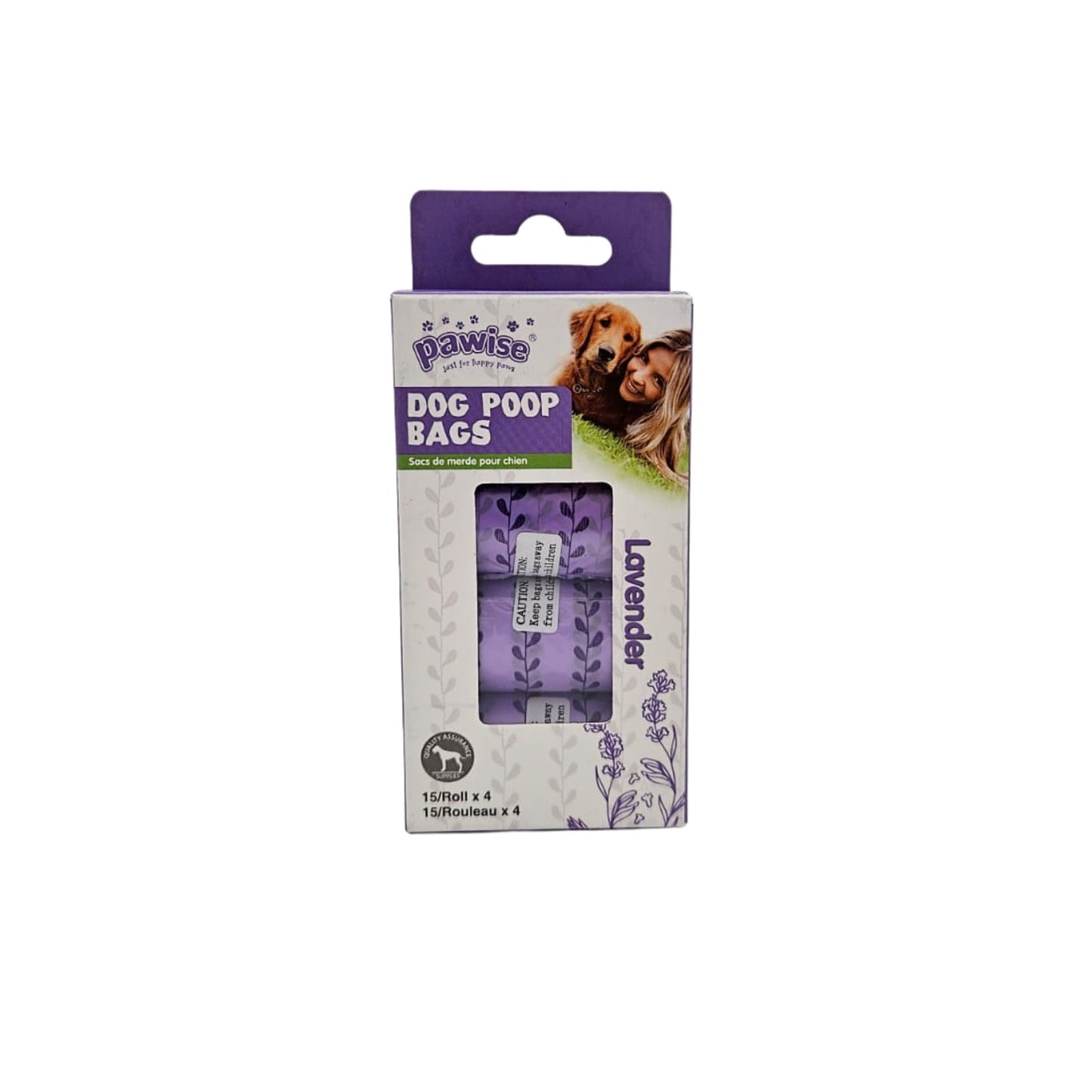 Pawise Pungi Igienice cu Miros de Lavanda Set 4 Role