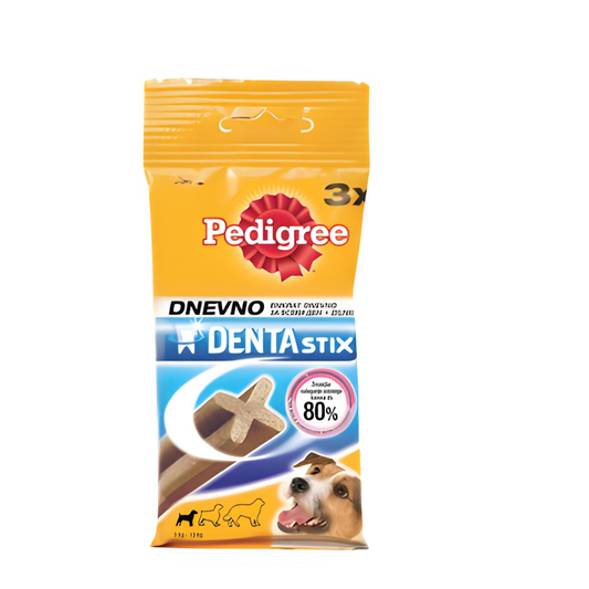 Recompense pentru caini, Pedigree Dentastix Mono, Talie Mica ,3 buc, 45 g