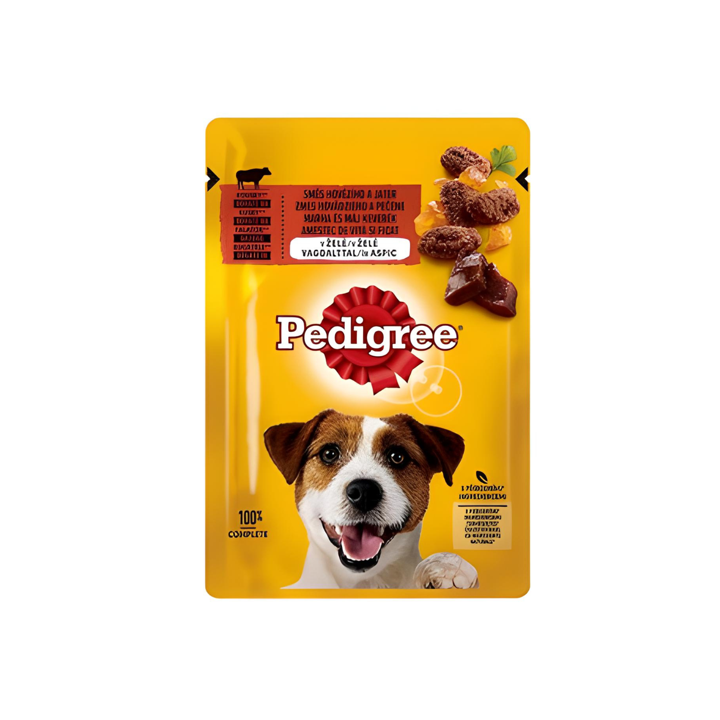 Hrana completa pentru caini adulti cu vita si ficat 100g Pedigree