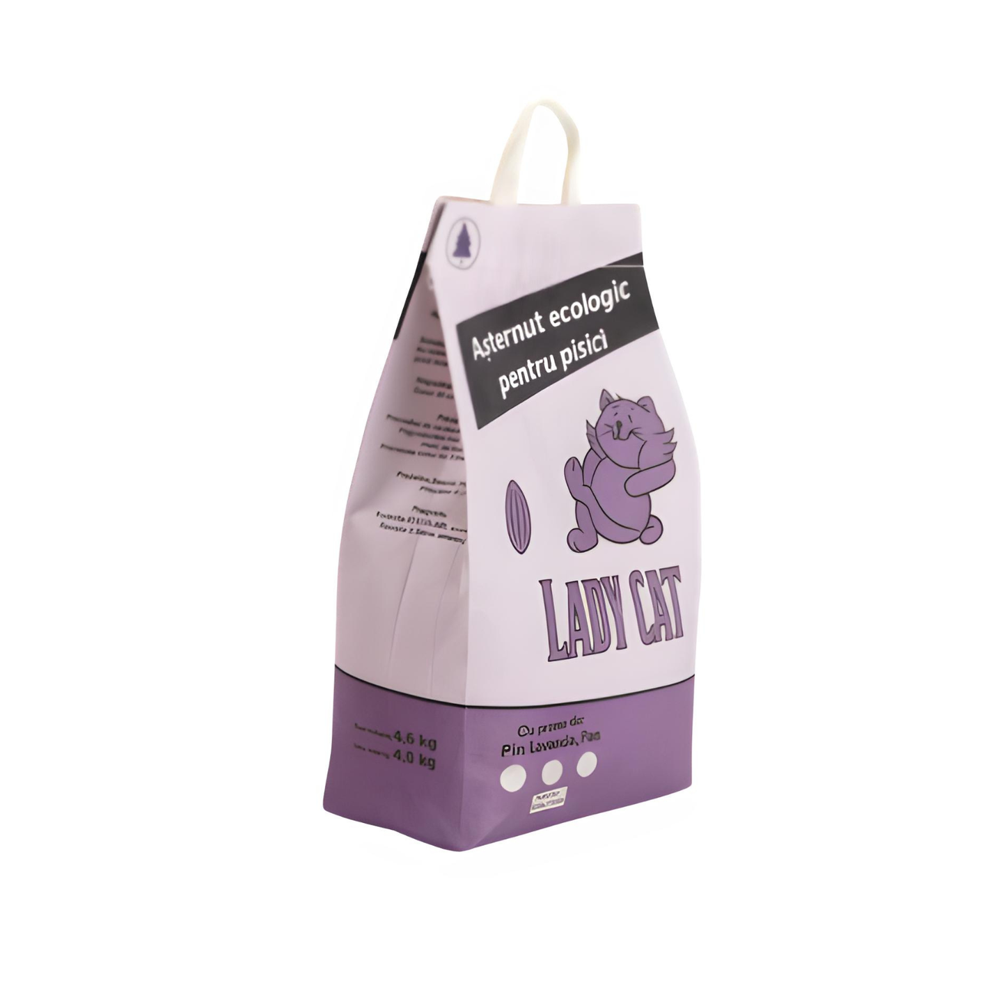 LADY CAT,Asternut Ecologic pentru Pisici 5L Lavanda