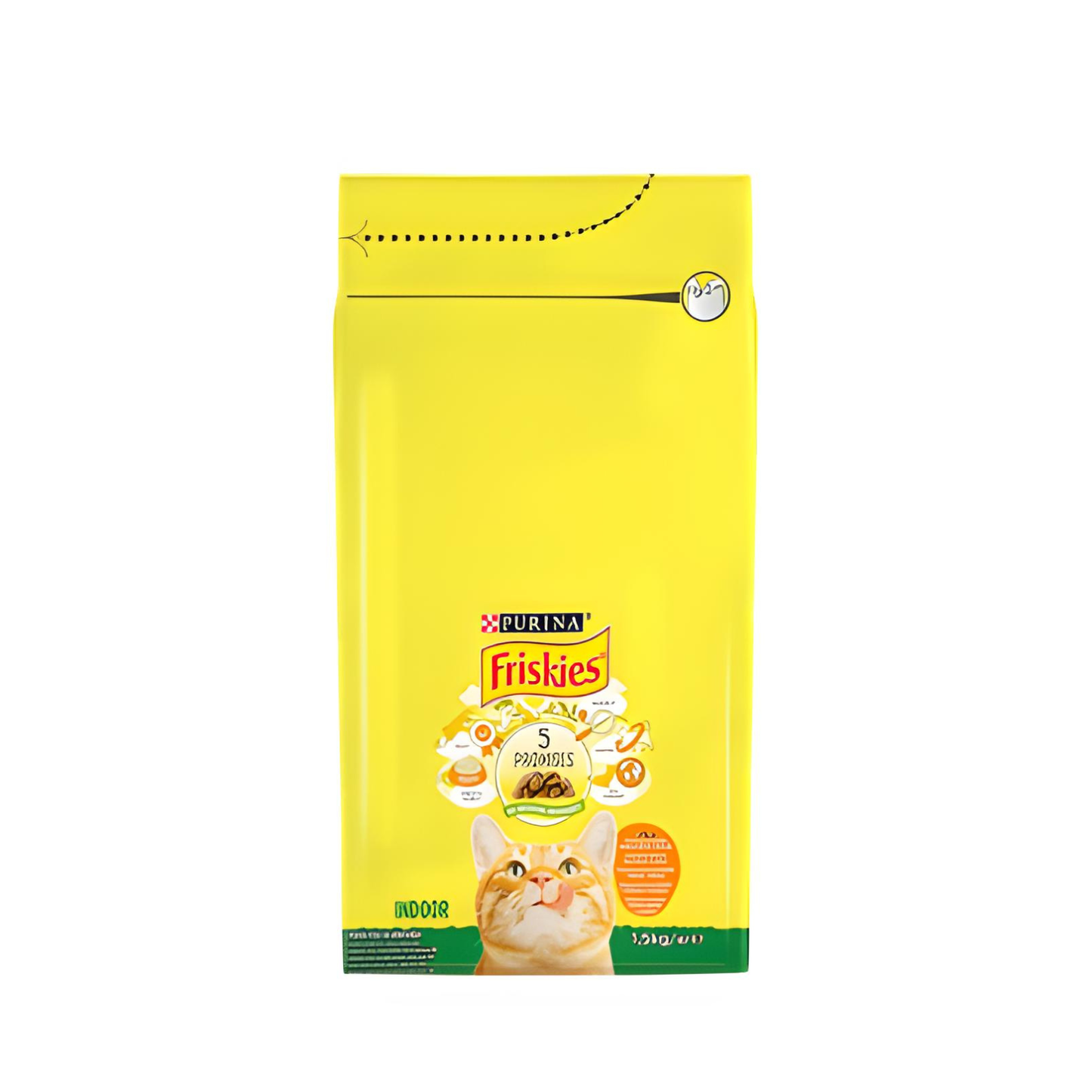 Hrana uscata pentru pisici Friskies Indoor, Pui & Legume, 1.5 Kg