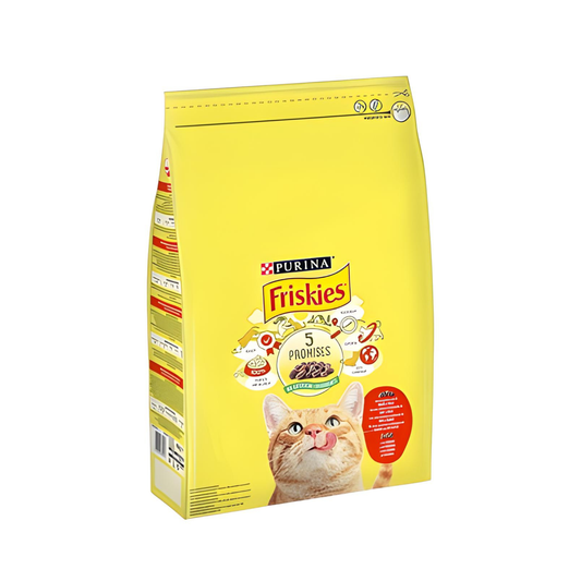 Hrana uscata pentru pisici Friskies vita si pui 1.5 Kg