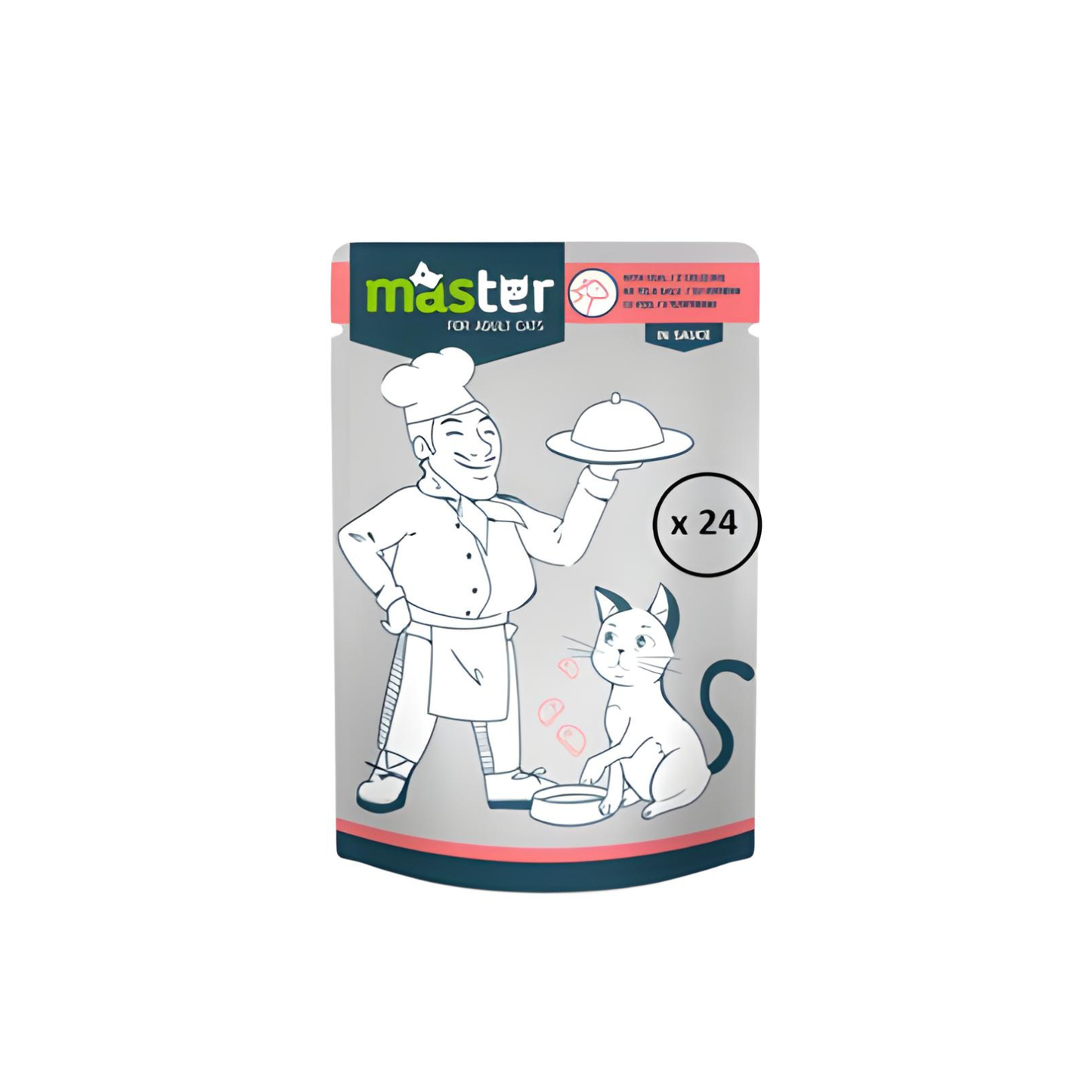 Hrana umeda pentru pisici, Master, Vita in sos, 80 g