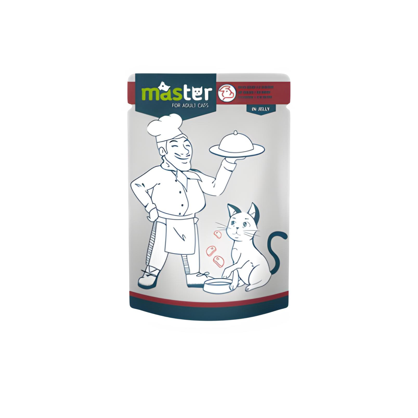 Hrana umeda pentru pisici, Master cu carne, 80 g