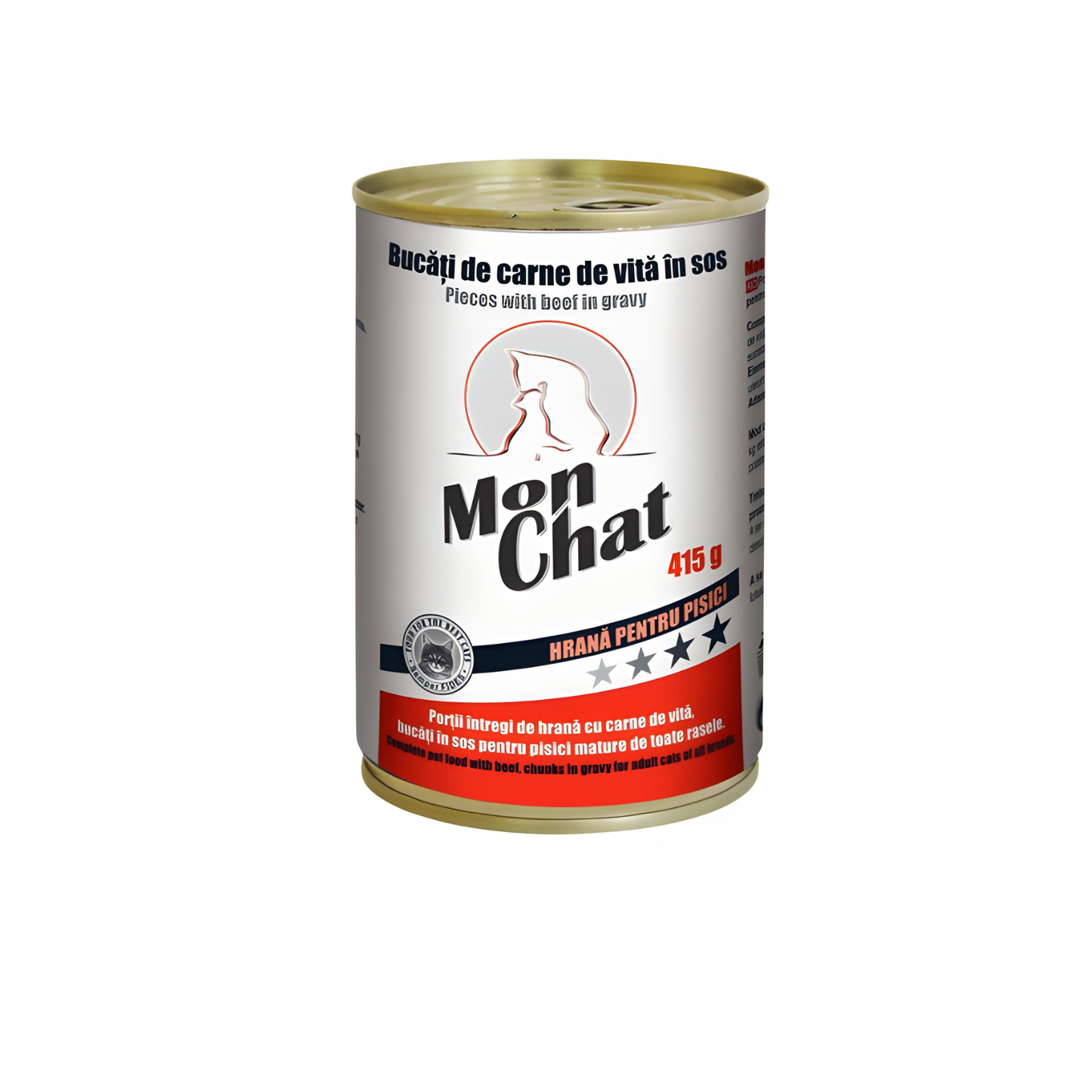 Mon Chat, Conserva pentru pisici, vita, 415g
